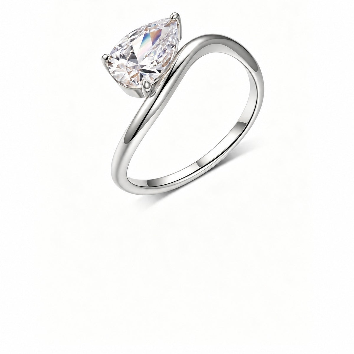 Drift Moissanite Solitaire Ring view 4