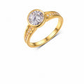 Eclipse Moissanite Ring view 6