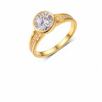 Eclipse Moissanite Ring view 7