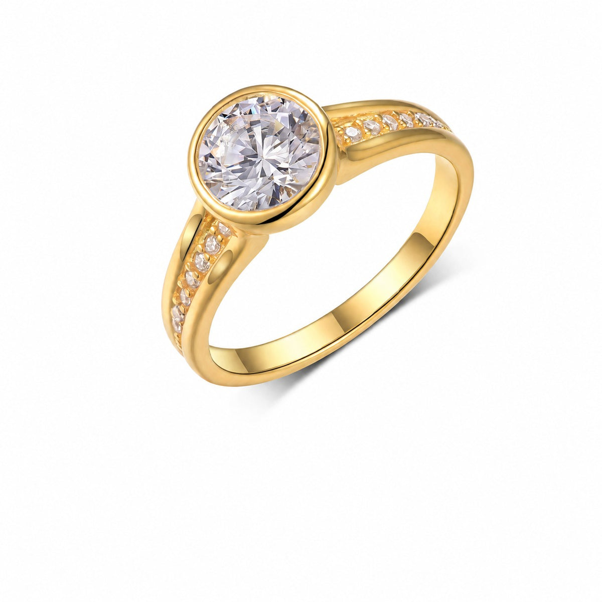 Eclipse Moissanite Ring view 8