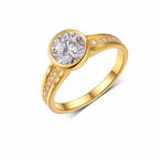 Eclipse Moissanite Ring view 9