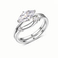 Gemini Moissanite Ring