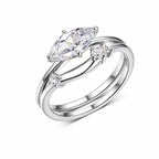 Gemini Moissanite Ring view 2