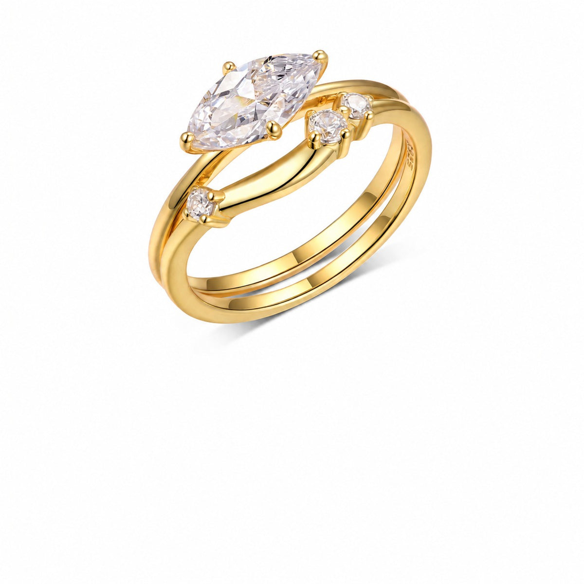 Gemini Moissanite Ring view 7
