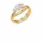 Gemini Moissanite Ring view 8