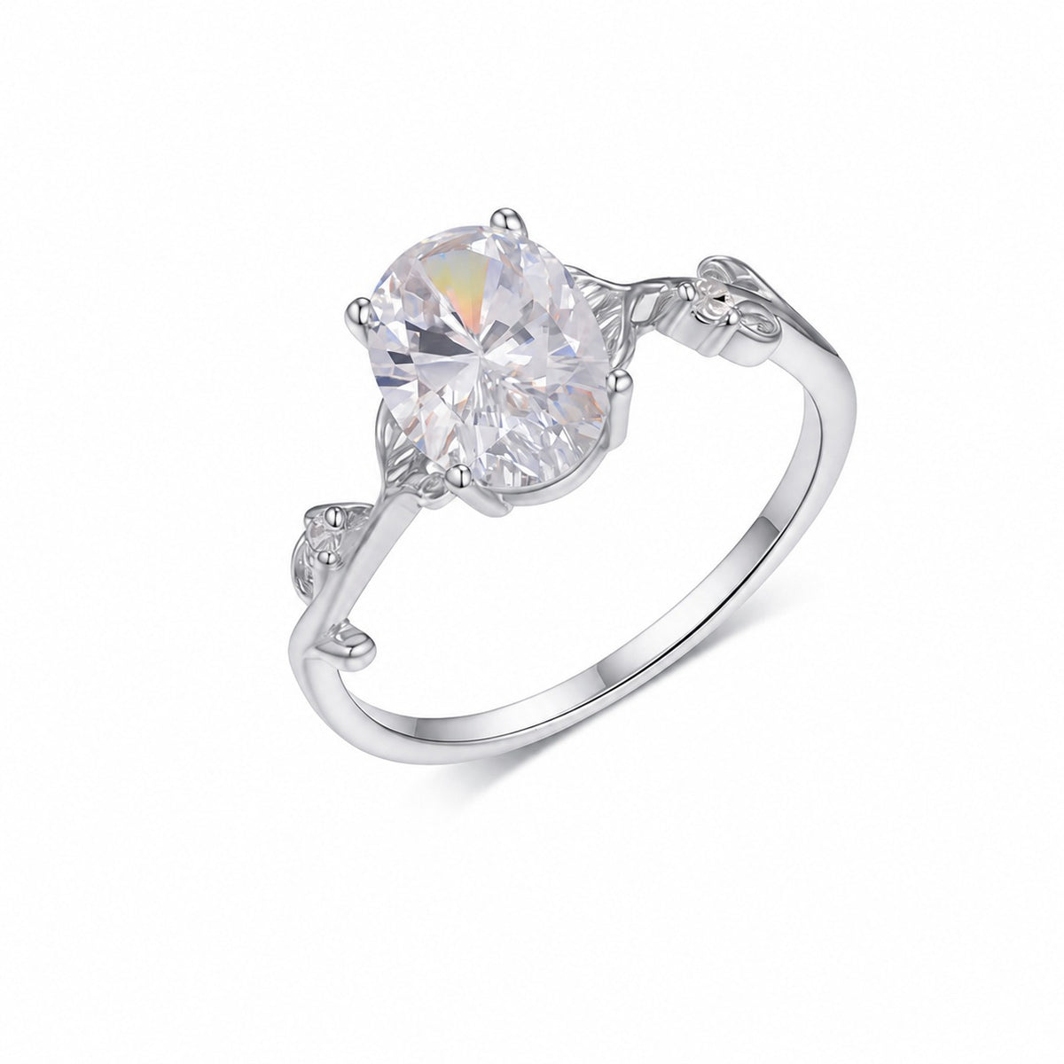 Laurel Moissanite Ring