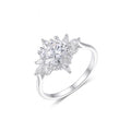 Sunflower Moissanite Ring