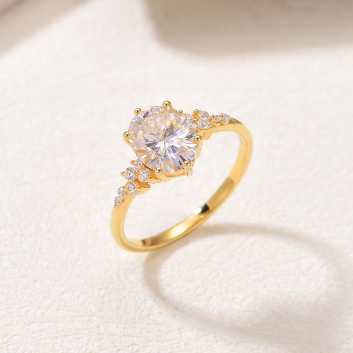 Grace Moissanite Ring view 2