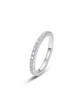 Glimmer Moissanite Ring
