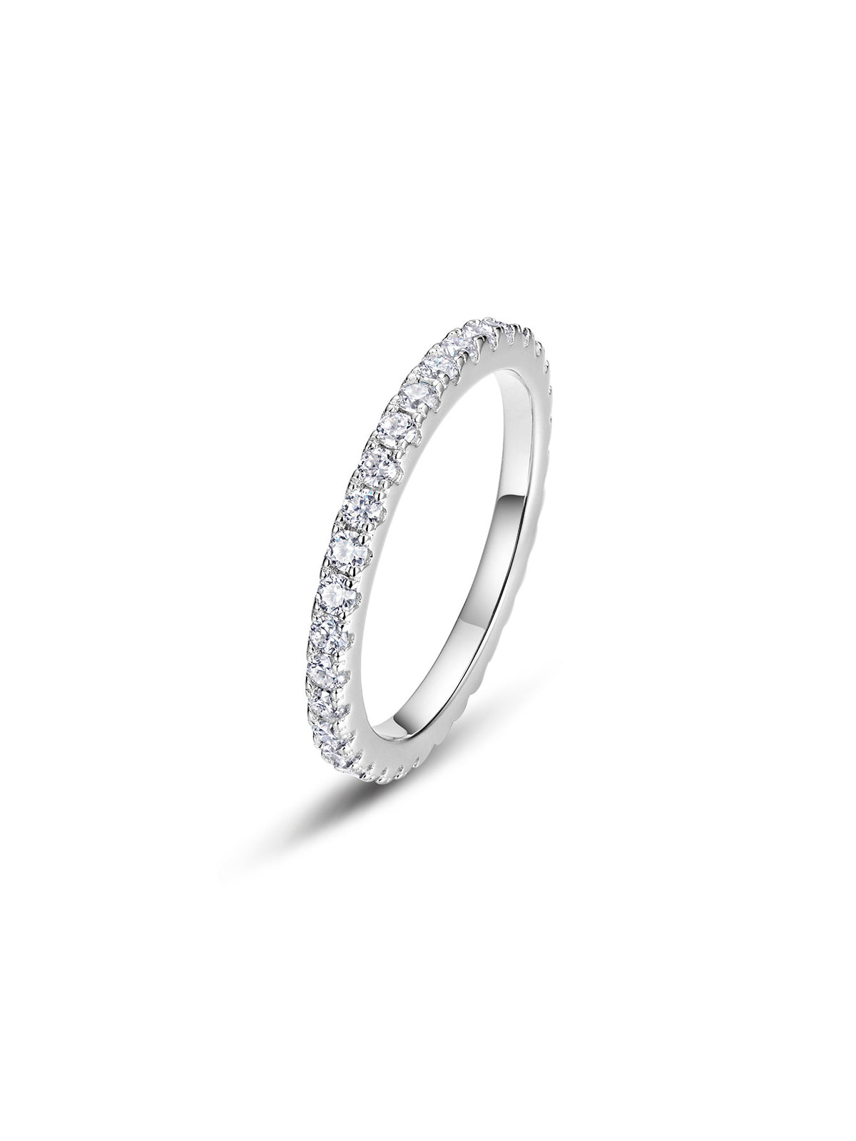 Glimmer Moissanite Ring