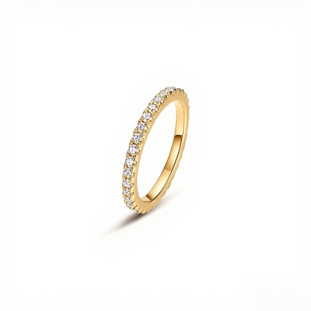 Glimmer Moissanite Ring view 2