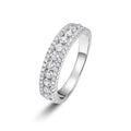 Duet Moissanite Ring