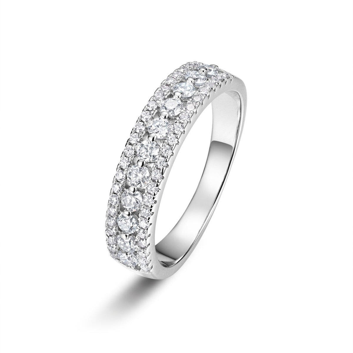 Duet Moissanite Ring