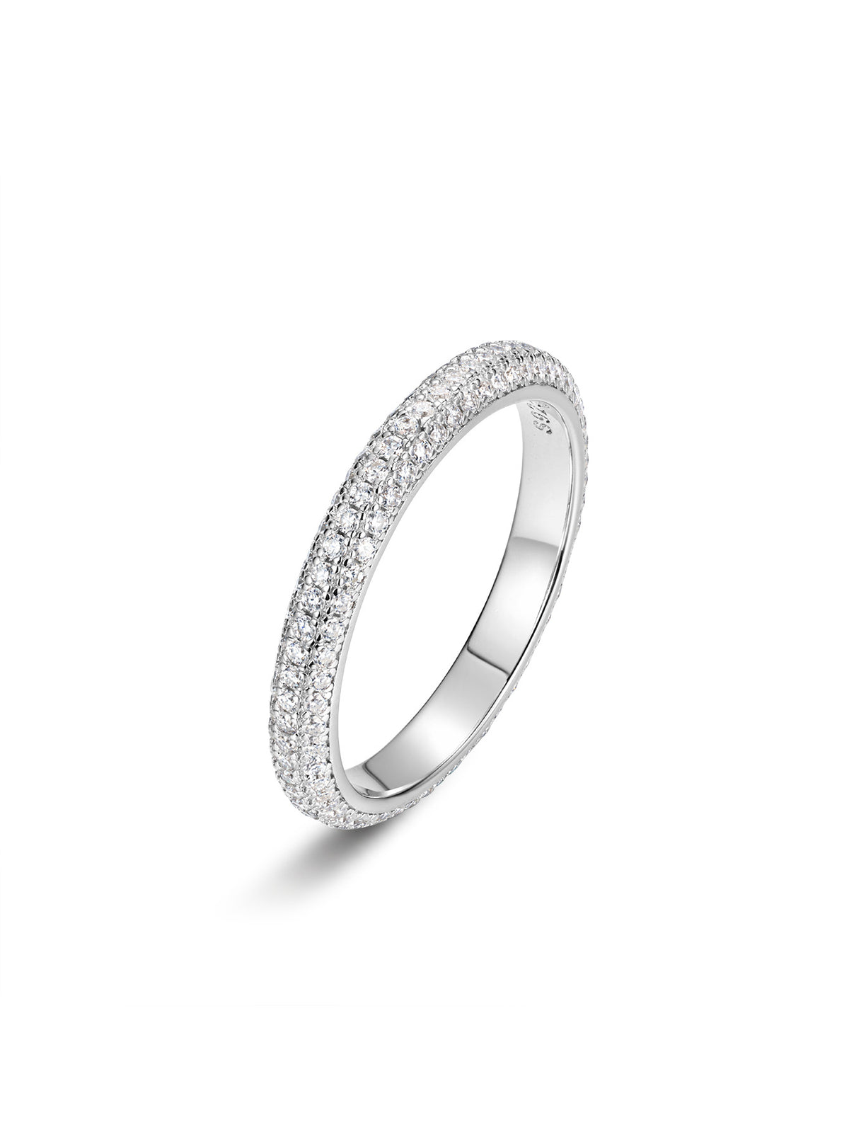 Shimmer Moissanite Ring
