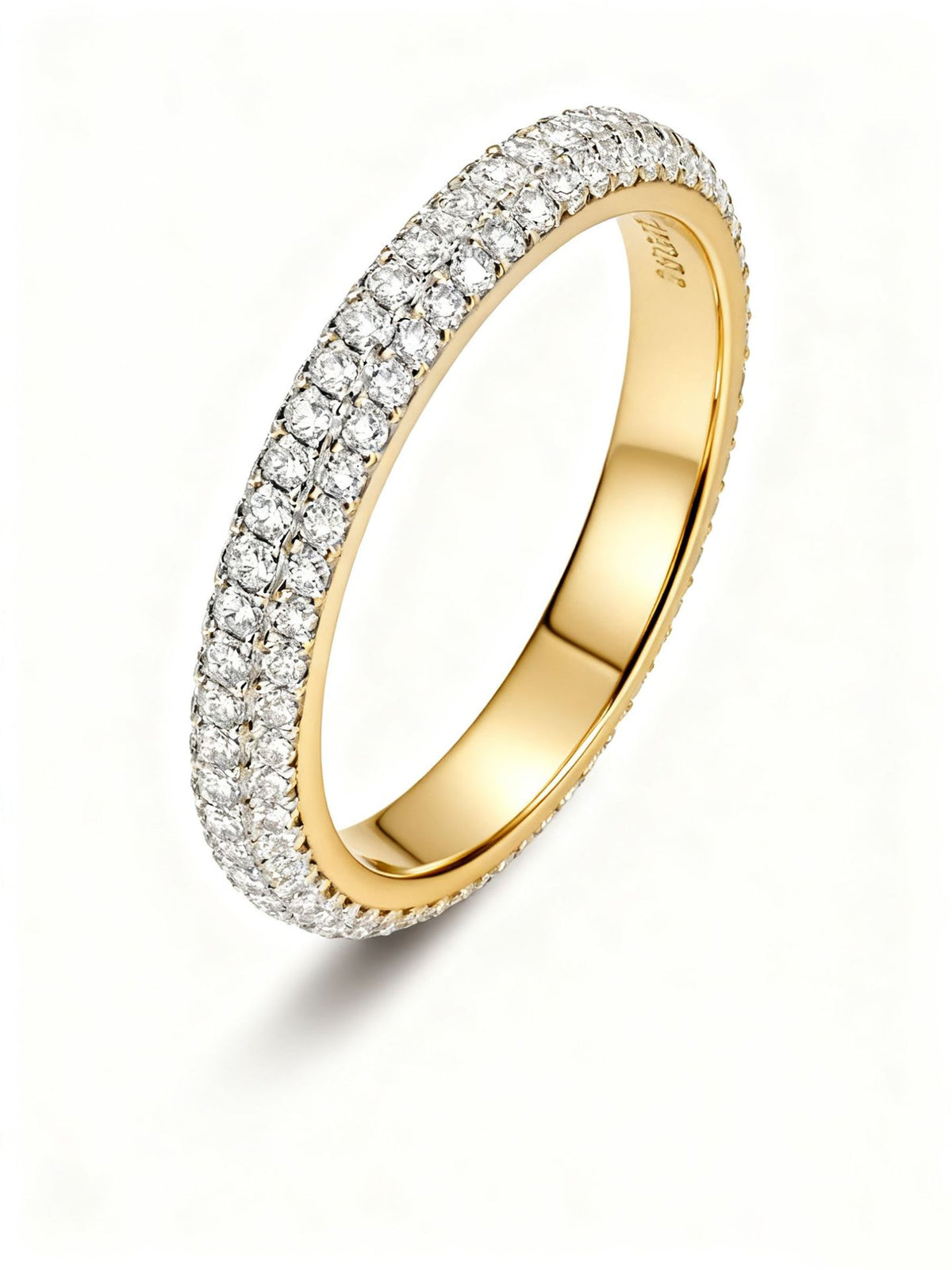 Shimmer Moissanite Ring view 2
