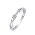 Twist Moissanite Ring