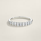 Demi Moissanite Eternity Ring view 2