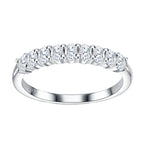 Demi Moissanite Eternity Ring