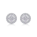 Dahlia Moissanite Stud Earrings