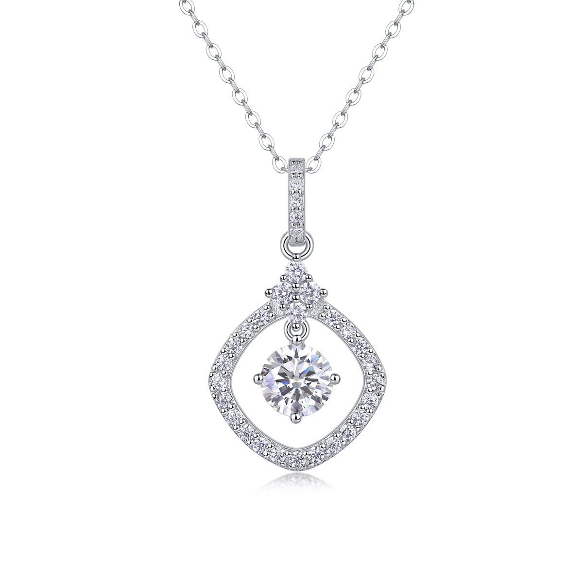 Portal Moissanite Pendant Necklace