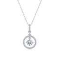 Pendulum Moissanite Pendant Necklace