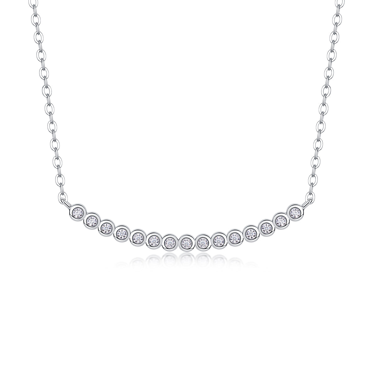 Arc Moissanite Necklace