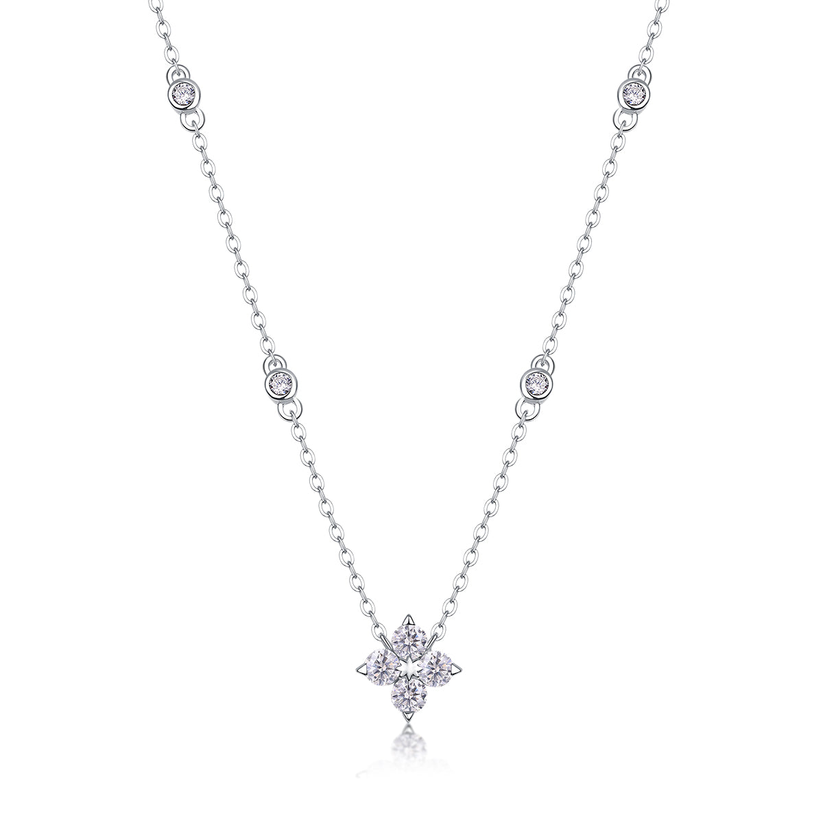 Star Moissanite Necklace