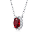Sovereign Lab-Grown Gemstone Pendant Necklace