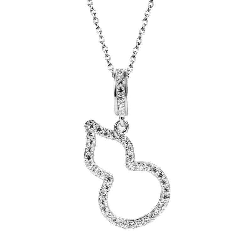 Cat Moissanite Pendant Necklace