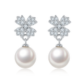 Blossom Freshwater Pearl Drop Earrings