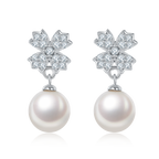 Blossom Freshwater Pearl Drop Earrings
