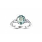 Ivy Green Moissanite Ring view 3