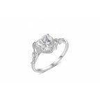 The Heart Vine — Moissanite Ring