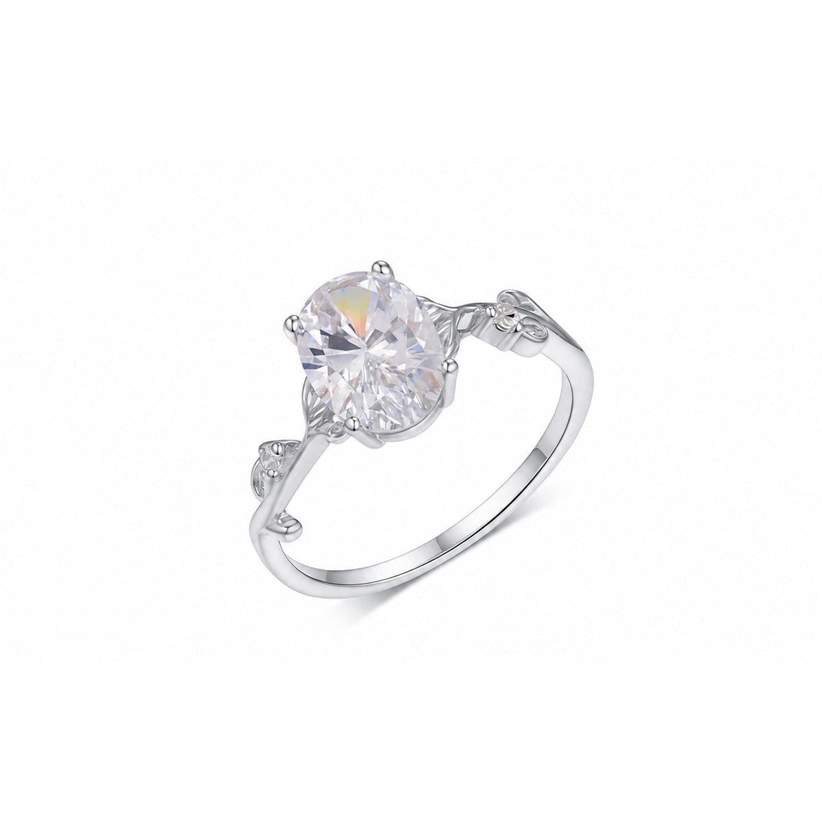 Laurel Moissanite Ring view 3