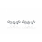 Comet Moissanite Earrings view 2