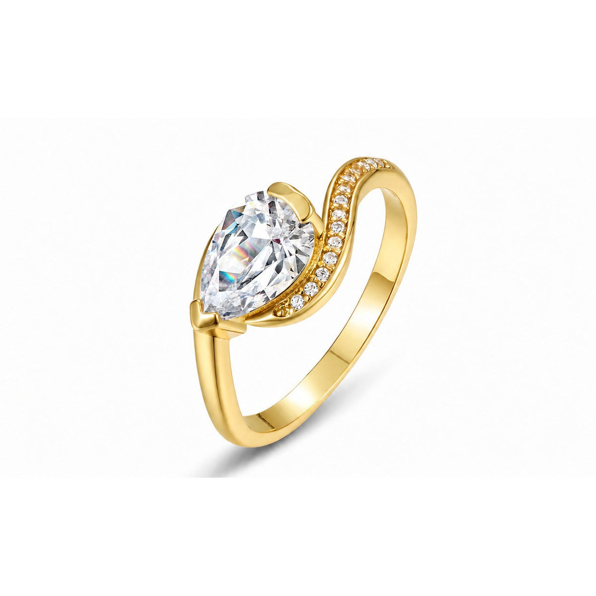 Helix Moissanite Ring view 4