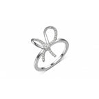 The Bow — Moissanite Ring