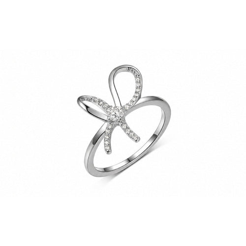 The Bow — Moissanite Ring