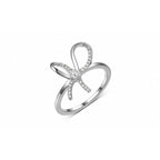 The Bow — Moissanite Ring