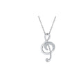 The Musical Note — Moissanite Necklace