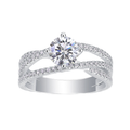 Embrace Moissanite Ring