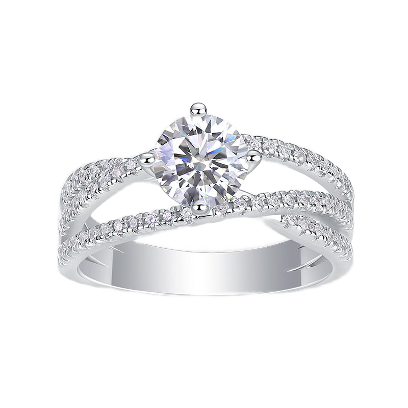 Embrace Moissanite Ring