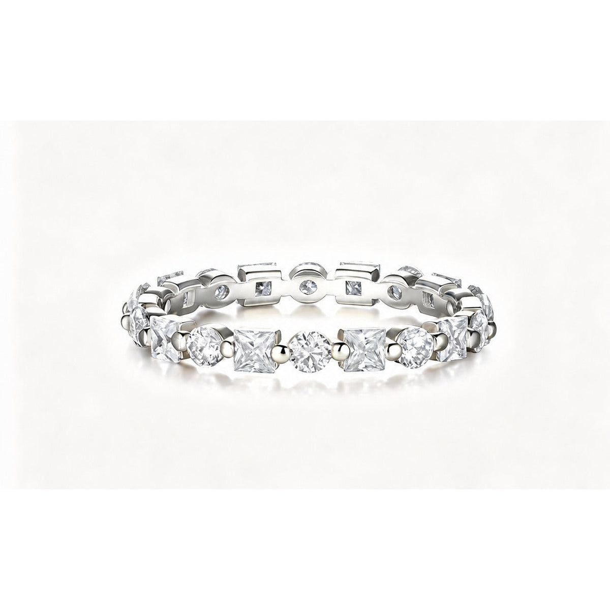 Rhythm Moissanite Ring view 4