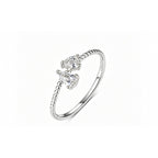 Kiss Moissanite Ring view 2