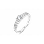 Reed Moissanite Solitaire Ring view 4