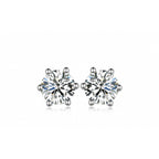 Classic Moissanite Stud Earrings view 5
