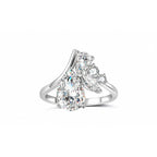 Plume Moissanite Ring view 5