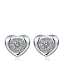 The Heart Cluster — Moissanite Stud Earrings