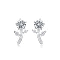 Bud Moissanite Stud Earrings