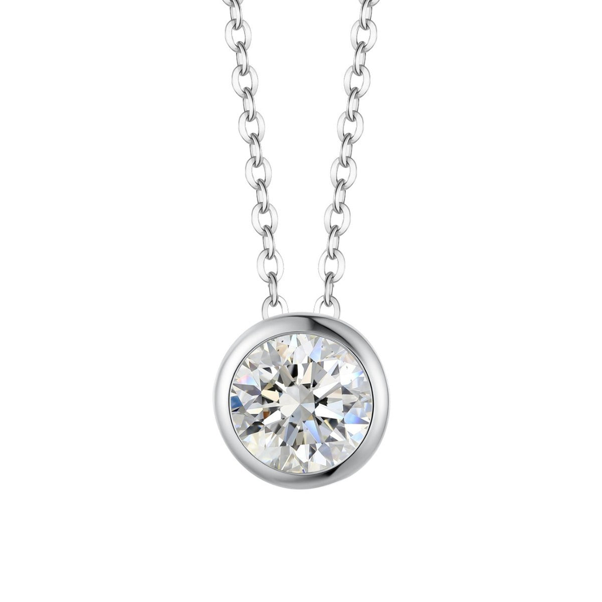 Luna Moissanite Necklace